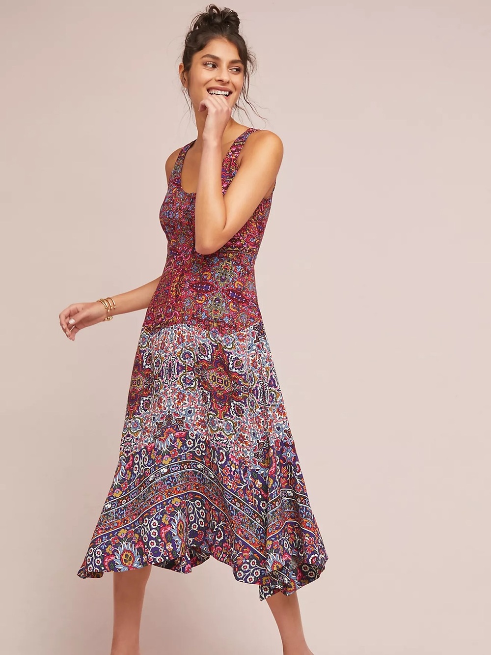 ANTHROPOLOGIE MAEVE VIOLETTE DRESS PINK WOMEN’S 2